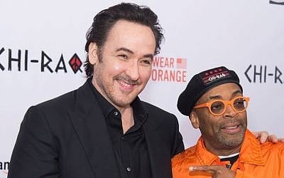 John Cusack, left, and Spike Lee attend the premiere of "Chi-Raq" at the Ziegfeld Theatre, December 1, 2015, New York. (Charles Sykes/Invision/AP)